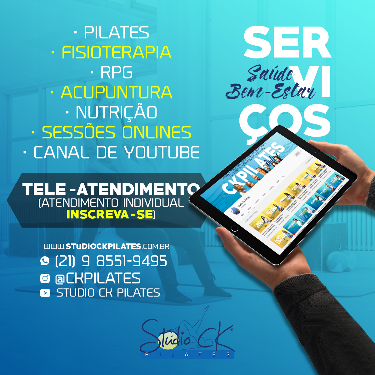 FISIOTERAPIA EM PIABETÁ - CK PILATES - RJ