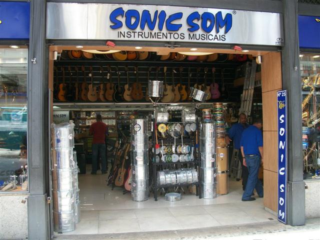 INSTRUMENTOS MUSICAIS NO CENTRO DO RIO DE JANEIRO - SONIC SOM - RJ