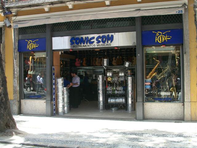 INSTRUMENTOS MUSICAIS NO CENTRO DO RIO DE JANEIRO - SONIC SOM - RJ