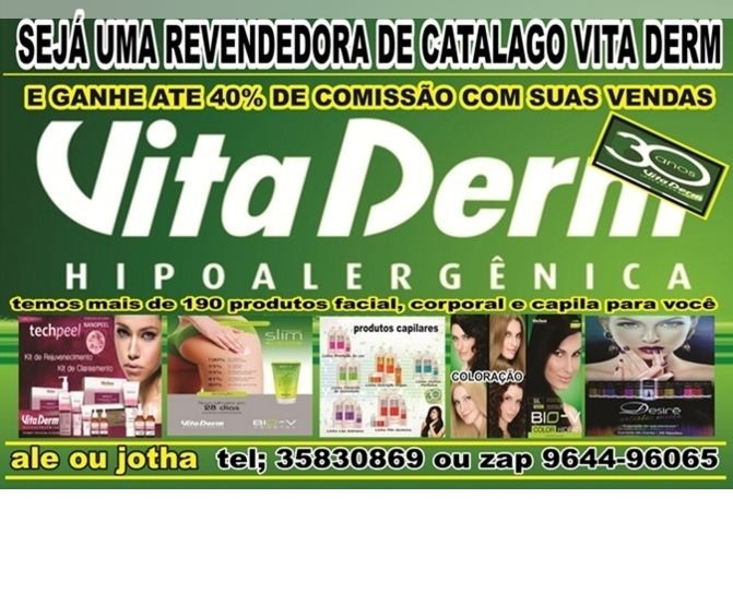 DISTRIBUIDOR DE VITA DERM NO RIO DE JANEIRO - WPP 96449-6065