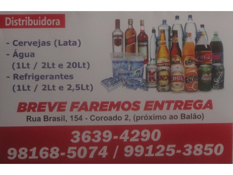 POSTO DE LAVAGEM DISTRIBUIDORA DE BEBIDAS NO COROADO EM MANAUS