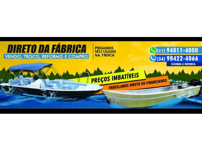 LOJA DE BARCO NA REGIÃO DE UBERLANDIA - MG