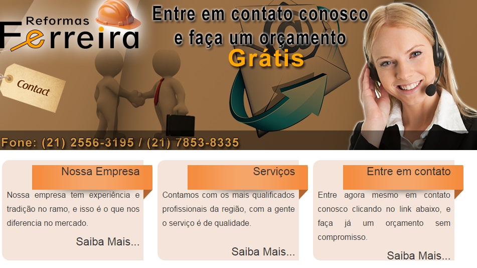 REFORMAS E CONSTRUÇÕES EM SÃO JOÃO DE MERITI - REFORMAS FERREIRA - RJ