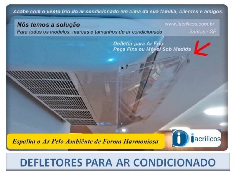 Defletores para Ar Condicionado em Belo Horizonte MG