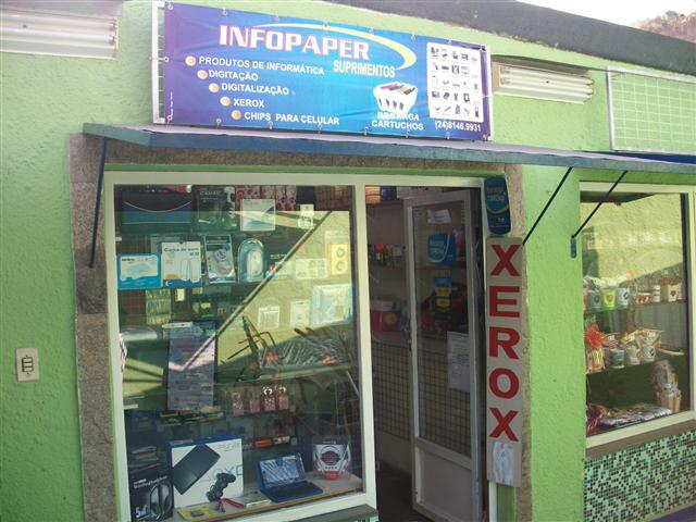 RECARGA DE CARTUCHO EM MIGUEL PEREIRA - INFOPAPER - RJ