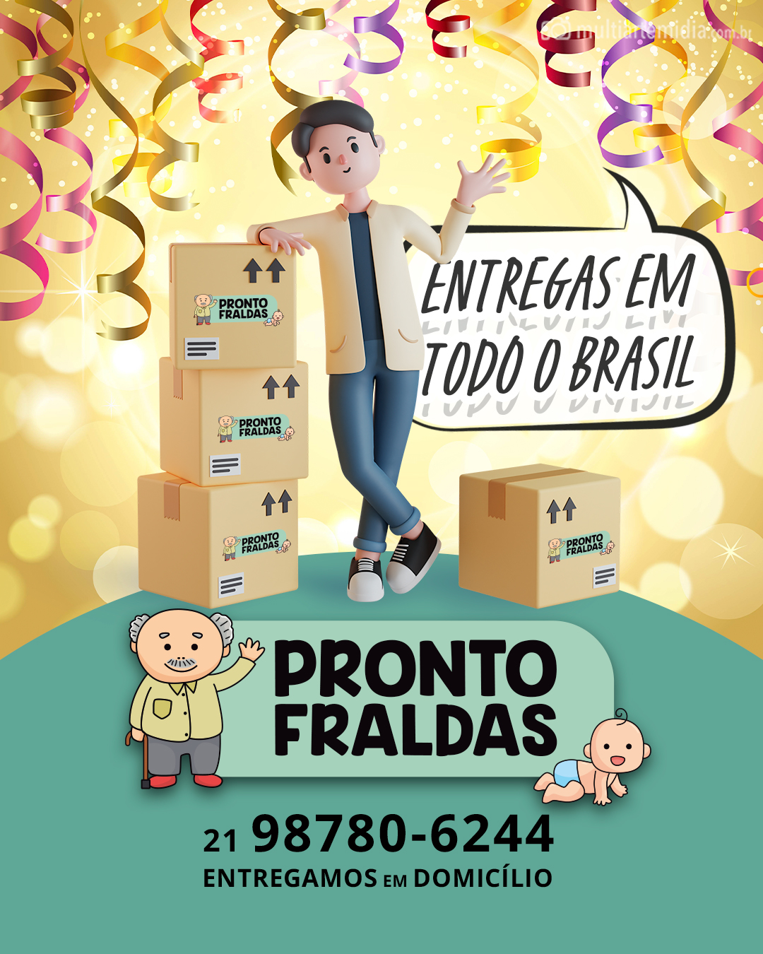 FRALDAS DESCARTÁVEIS EM RIO DE JANEIRO - RJ 