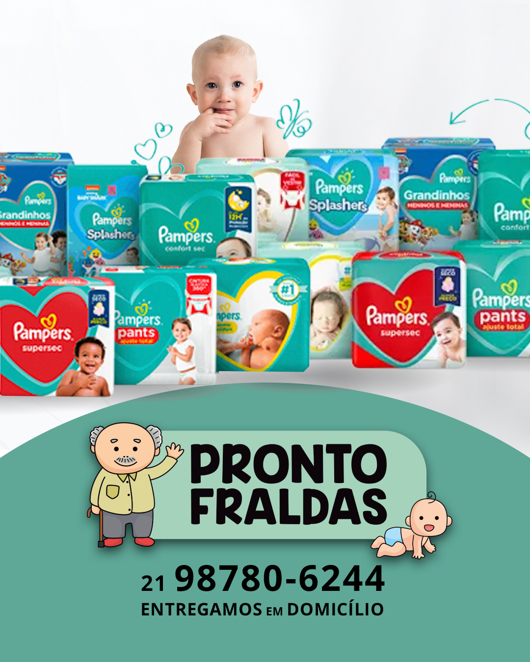 FRALDAS DESCARTÁVEIS EM RIO DE JANEIRO - RJ 