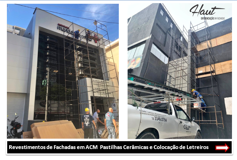 Haut Comunicação Visual Fachadas e placas Comerciais Diferenciadas       