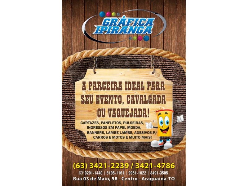 SERVIÇOS GRÁFICOS EM ARAGUAÍNA 