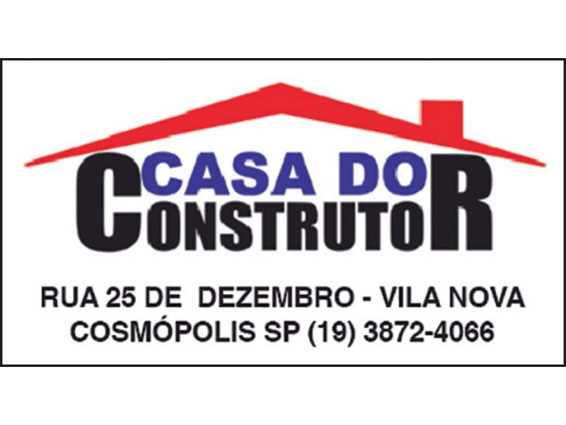 Casa do Construtor de Cosmópolis está em novo endereço!