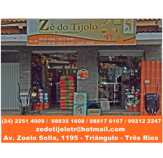 TELHA EM TRÊS RIOS E MATERIAL DE CONSTRUÇÃO 